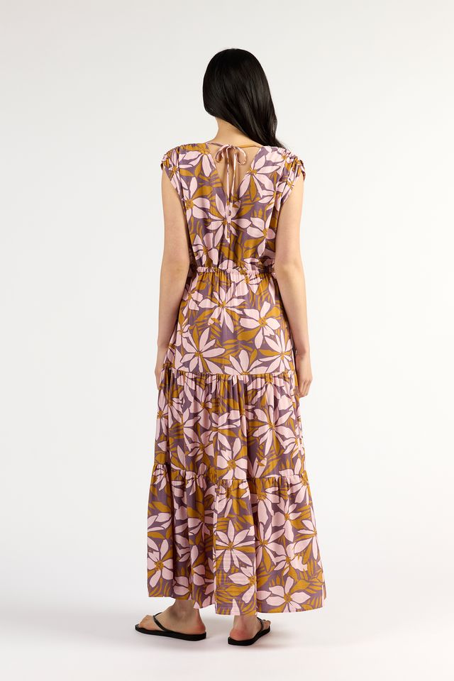 Agni Dress- Amaranth