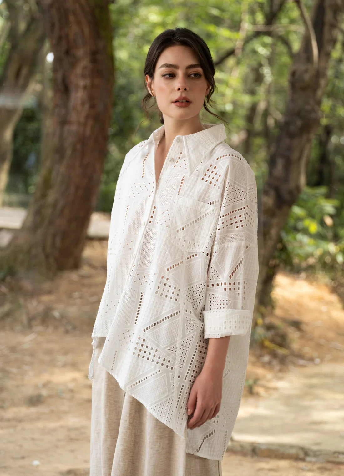 Ayla Shirt- White