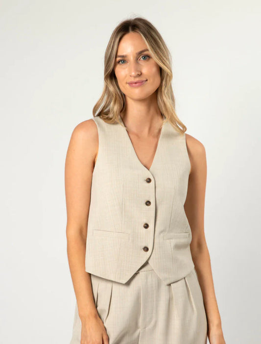 Beau Waistcoat - Wheat