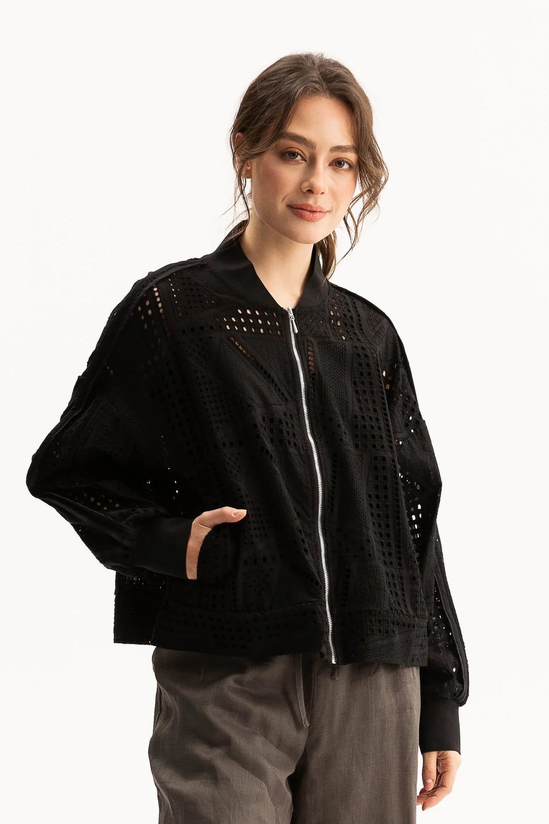 Cora Bomber- Black