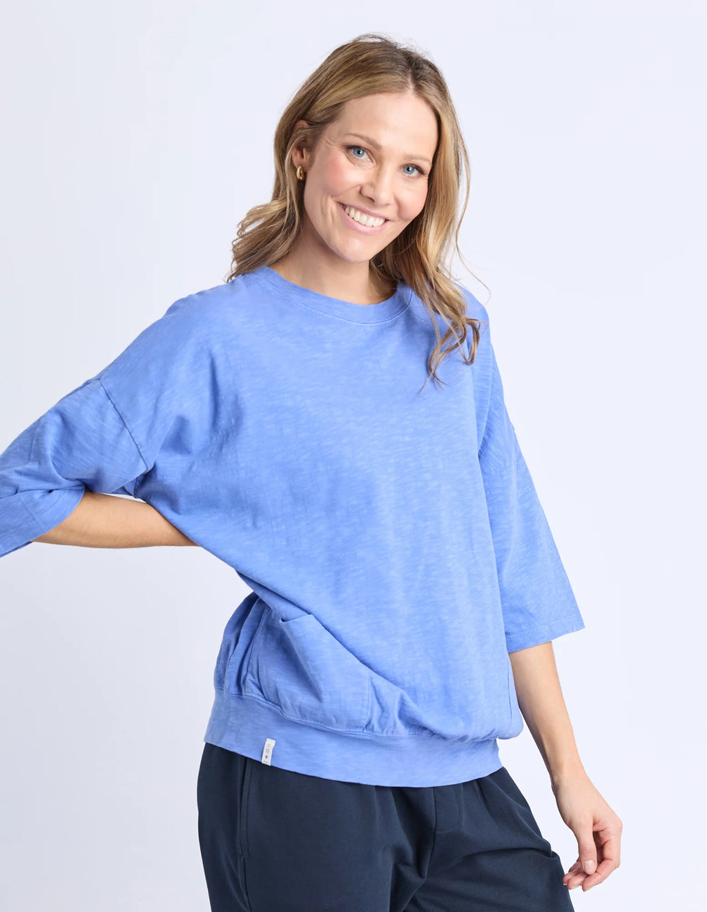 Mazie Sweatshirt- Cornflower