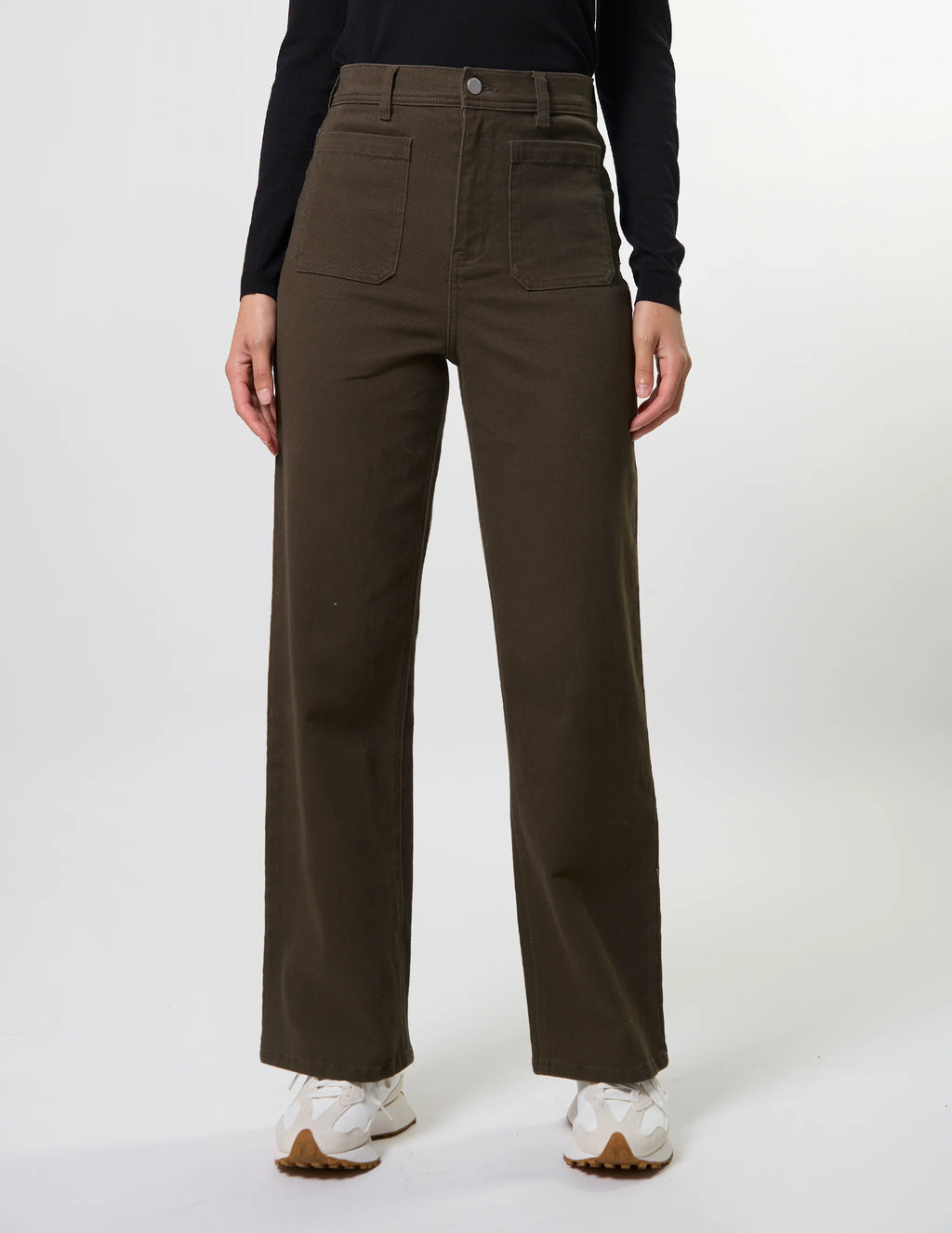 Dina Long Pant- Dark Khaki