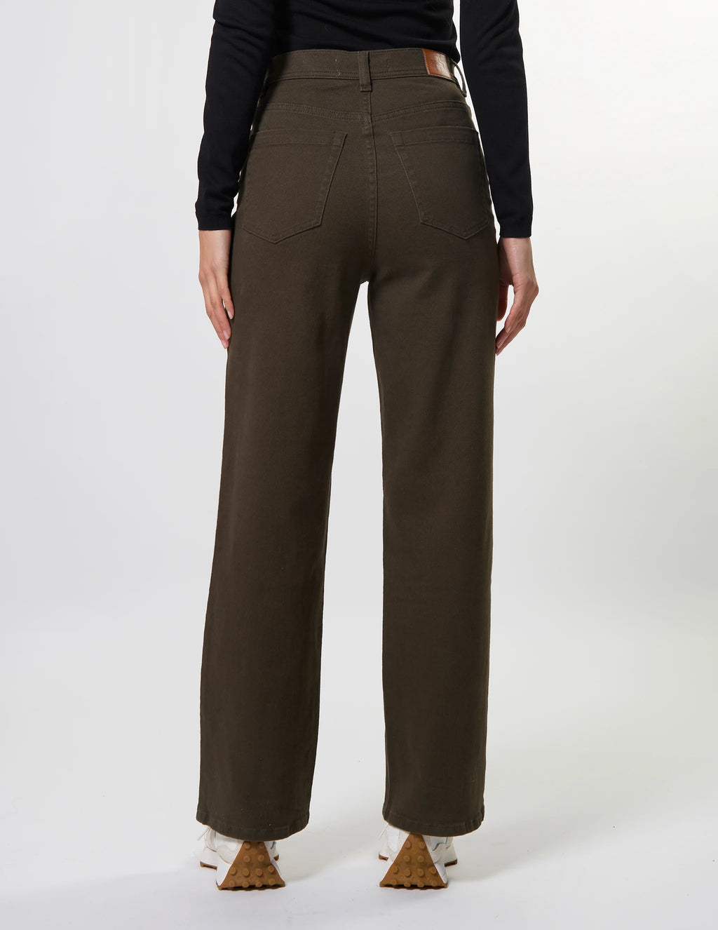 Dina Long Pant- Dark Khaki