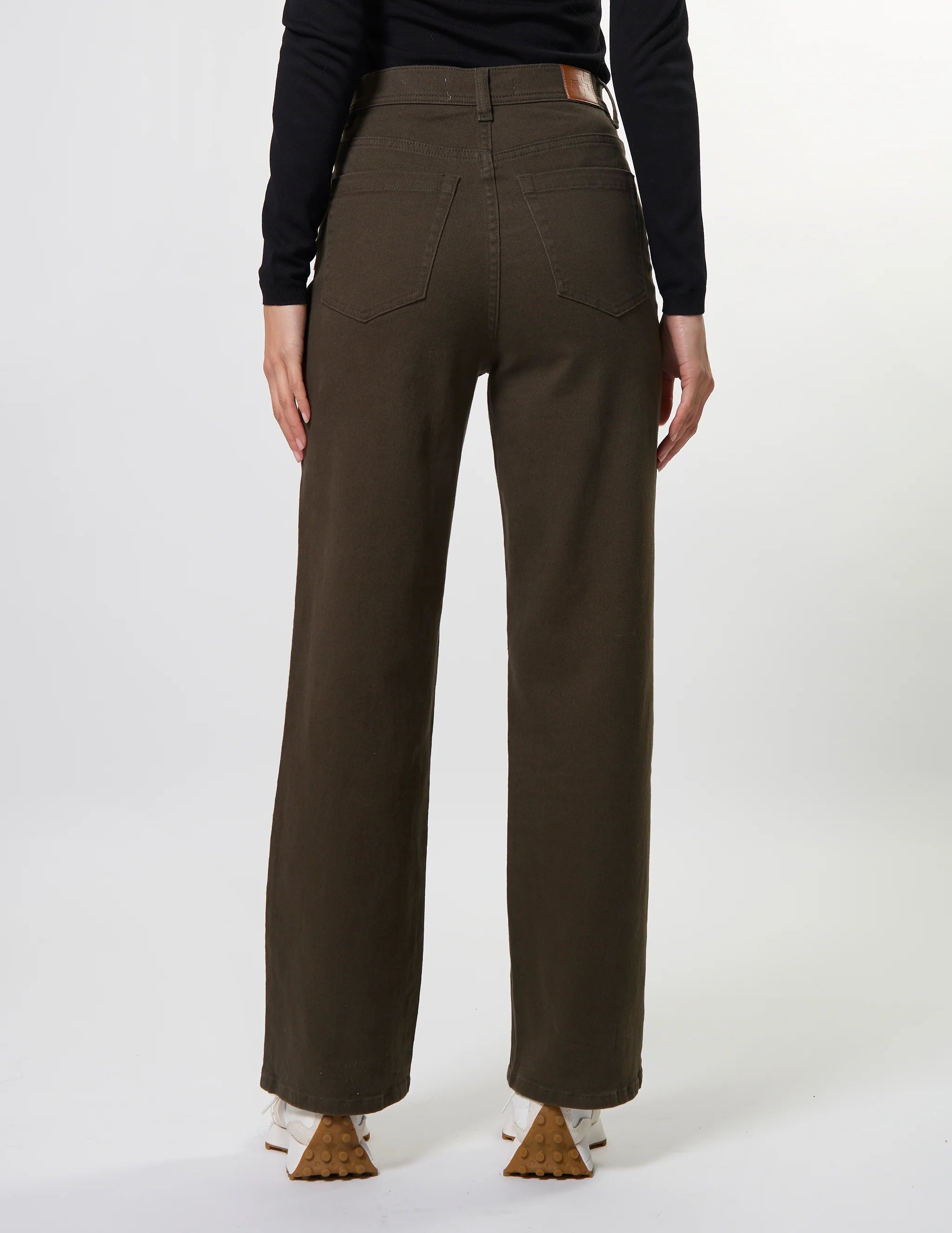 Dina Long Pant- Dark Khaki