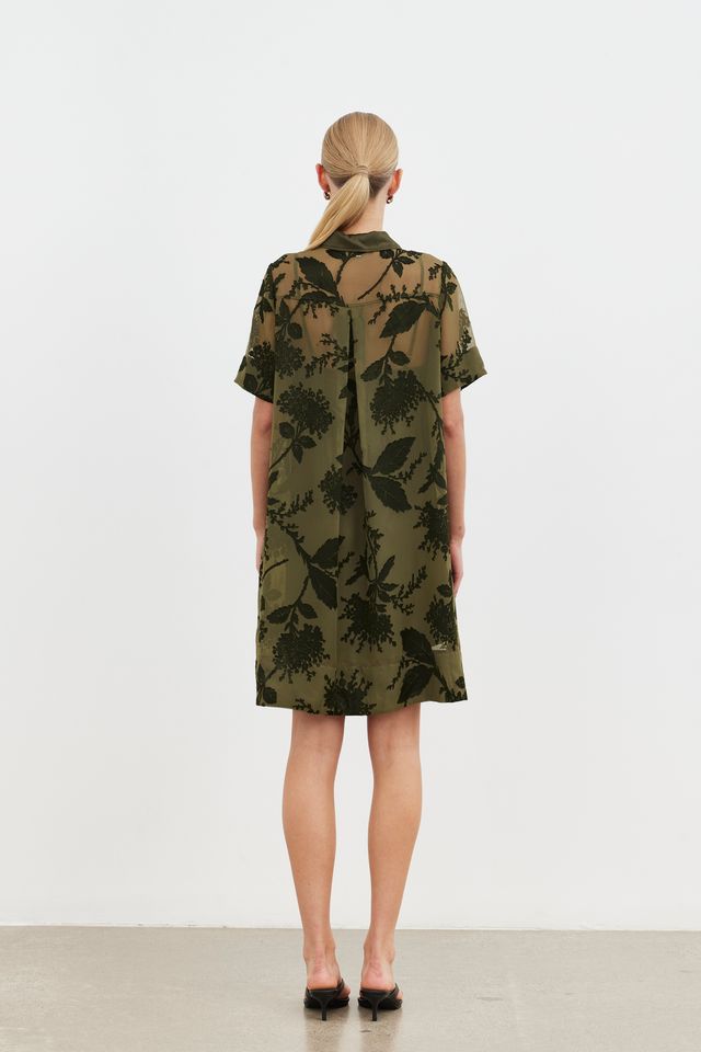Echo Collar Dress