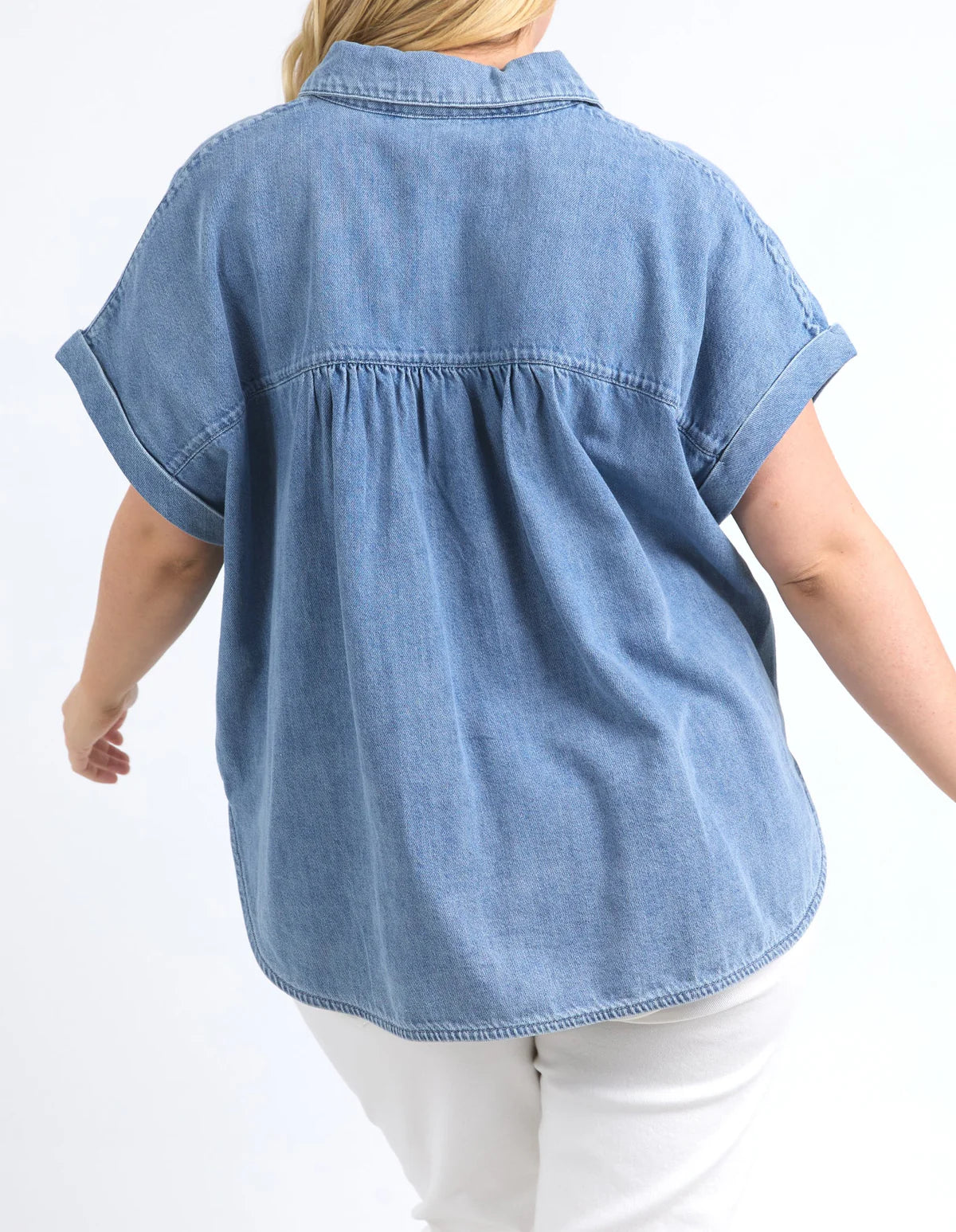 Taylor Short Sleeve Shirt | Blue Denim