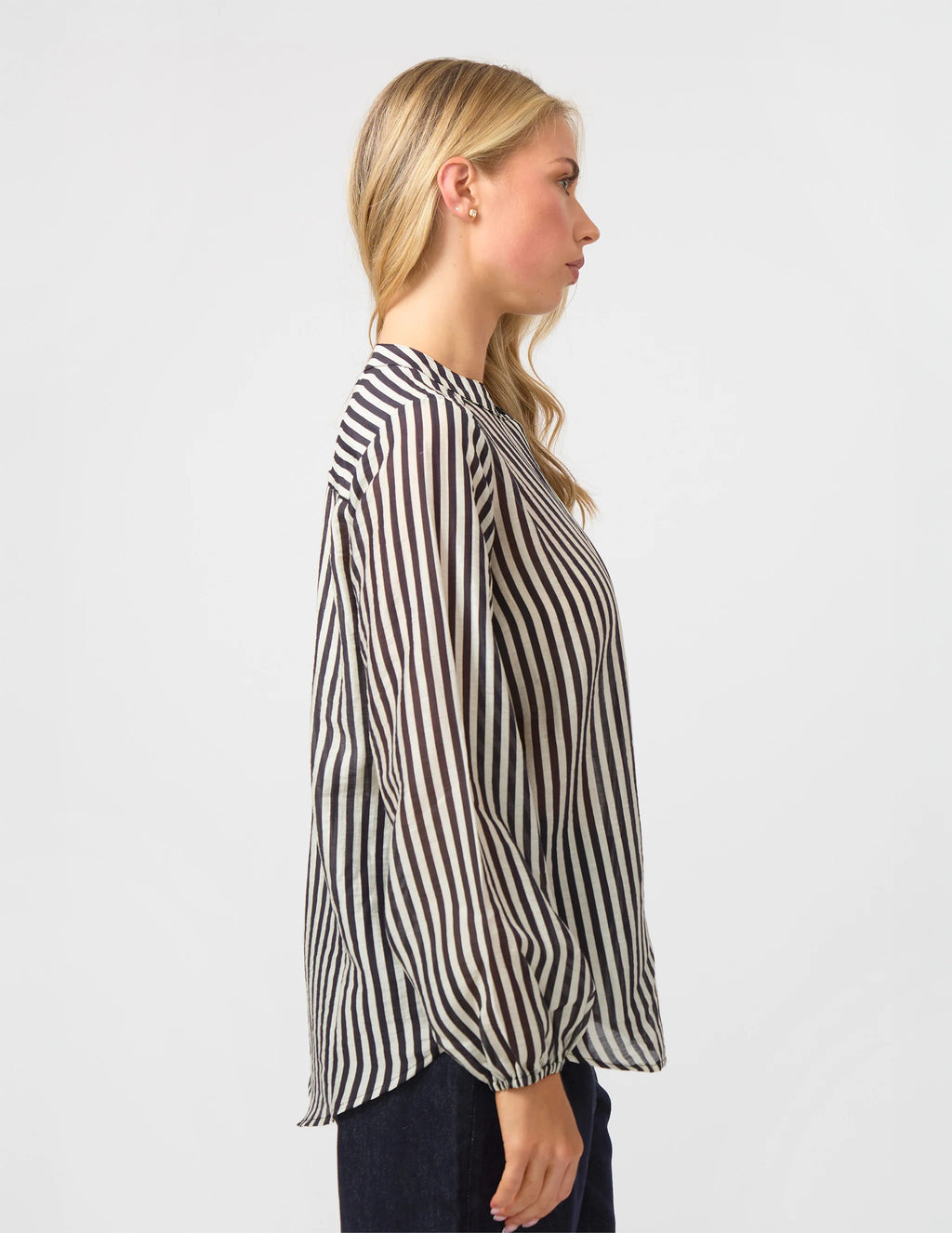 Faye Blouse- Black & White
