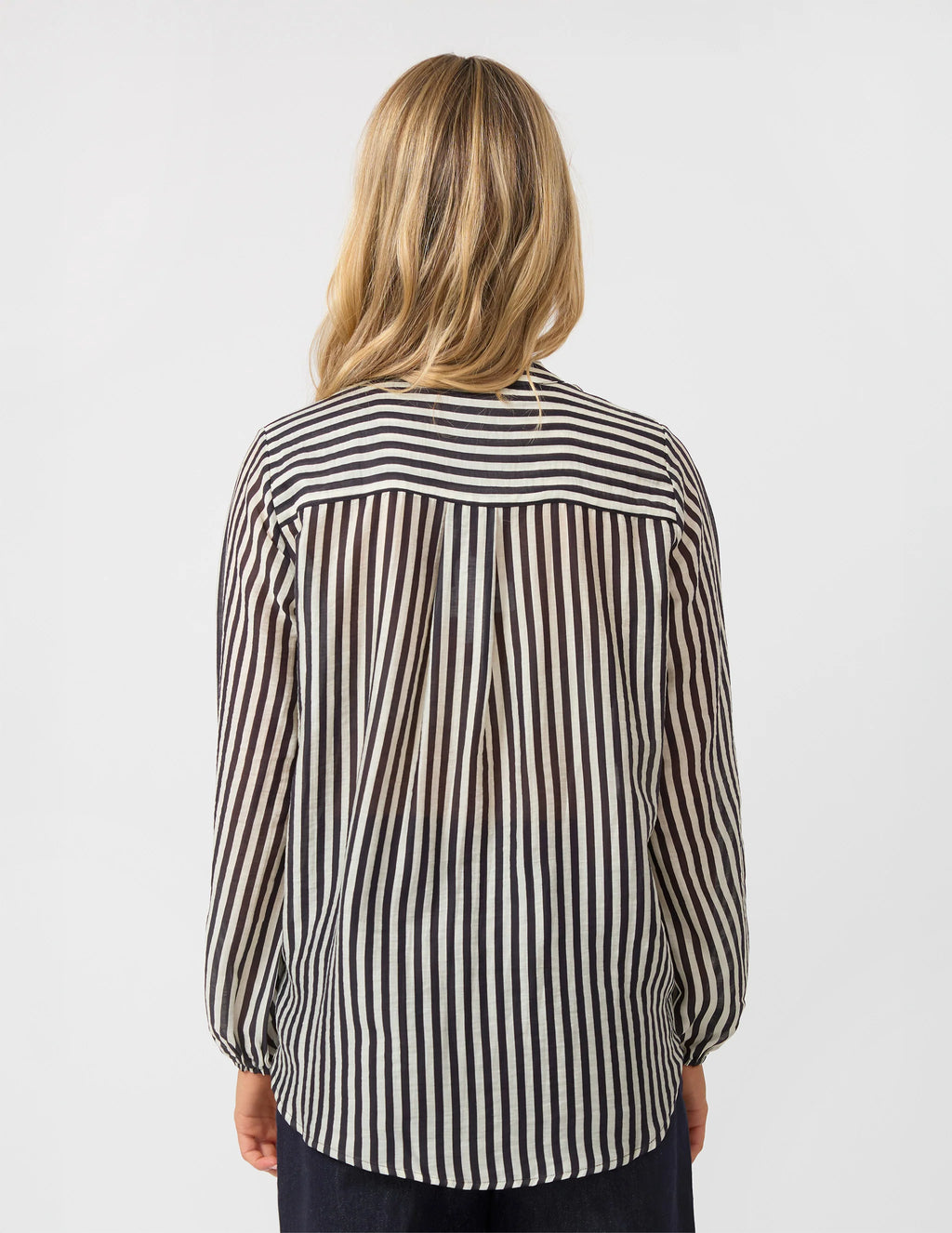 Faye Blouse- Black & White