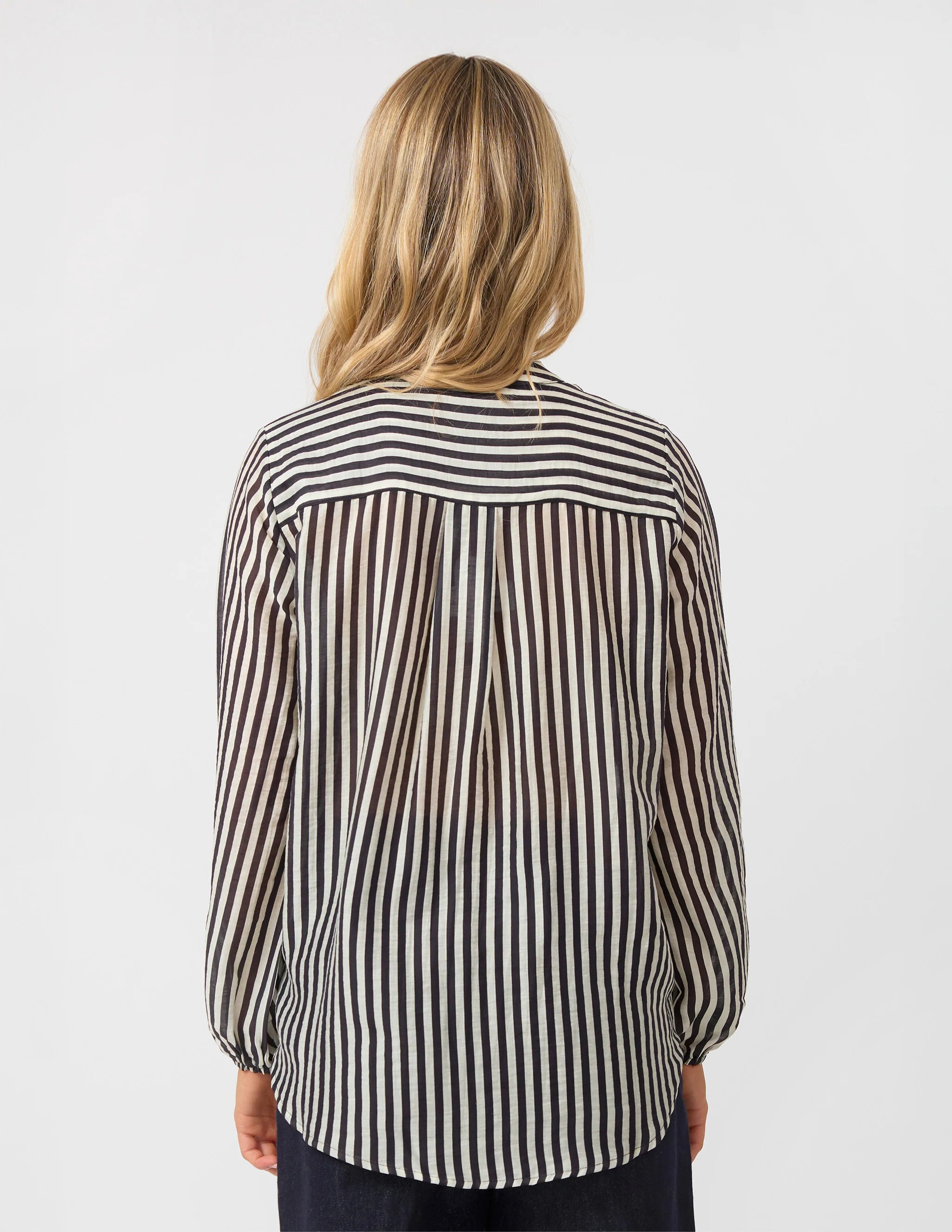 Faye Blouse- Black & White