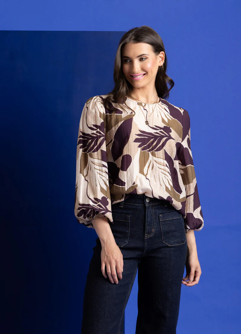 Harper Top-Royal Plum