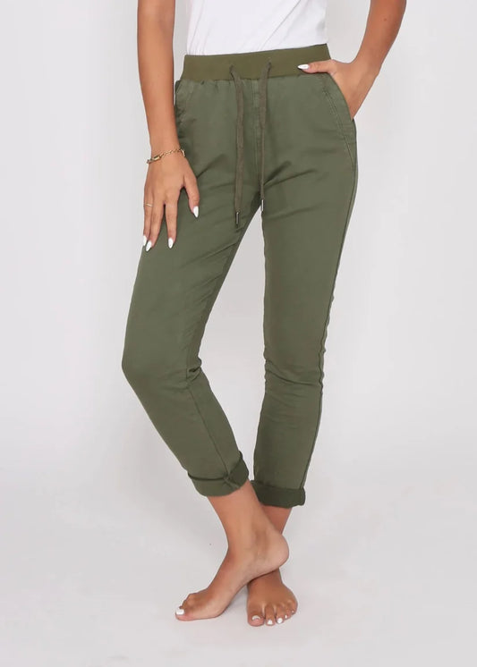 Riley Jogger - Khaki