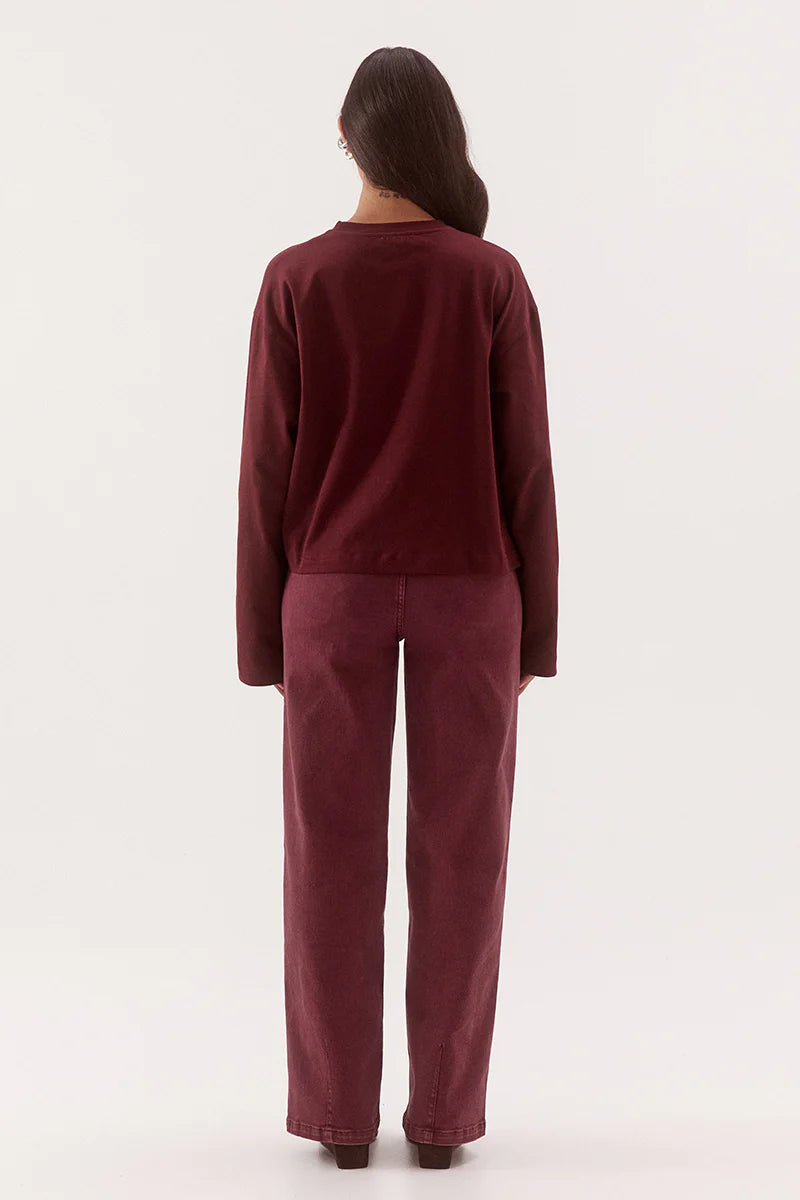 Izel Longsleeve top (Vino)