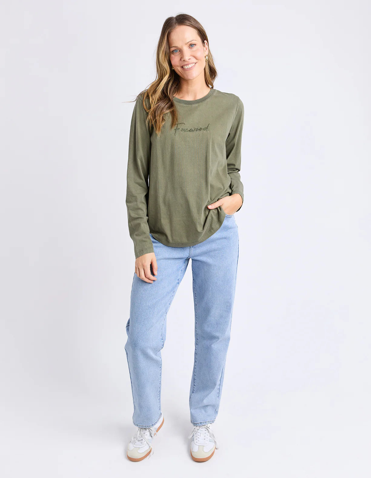 Signature Long Sleeve- Khaki
