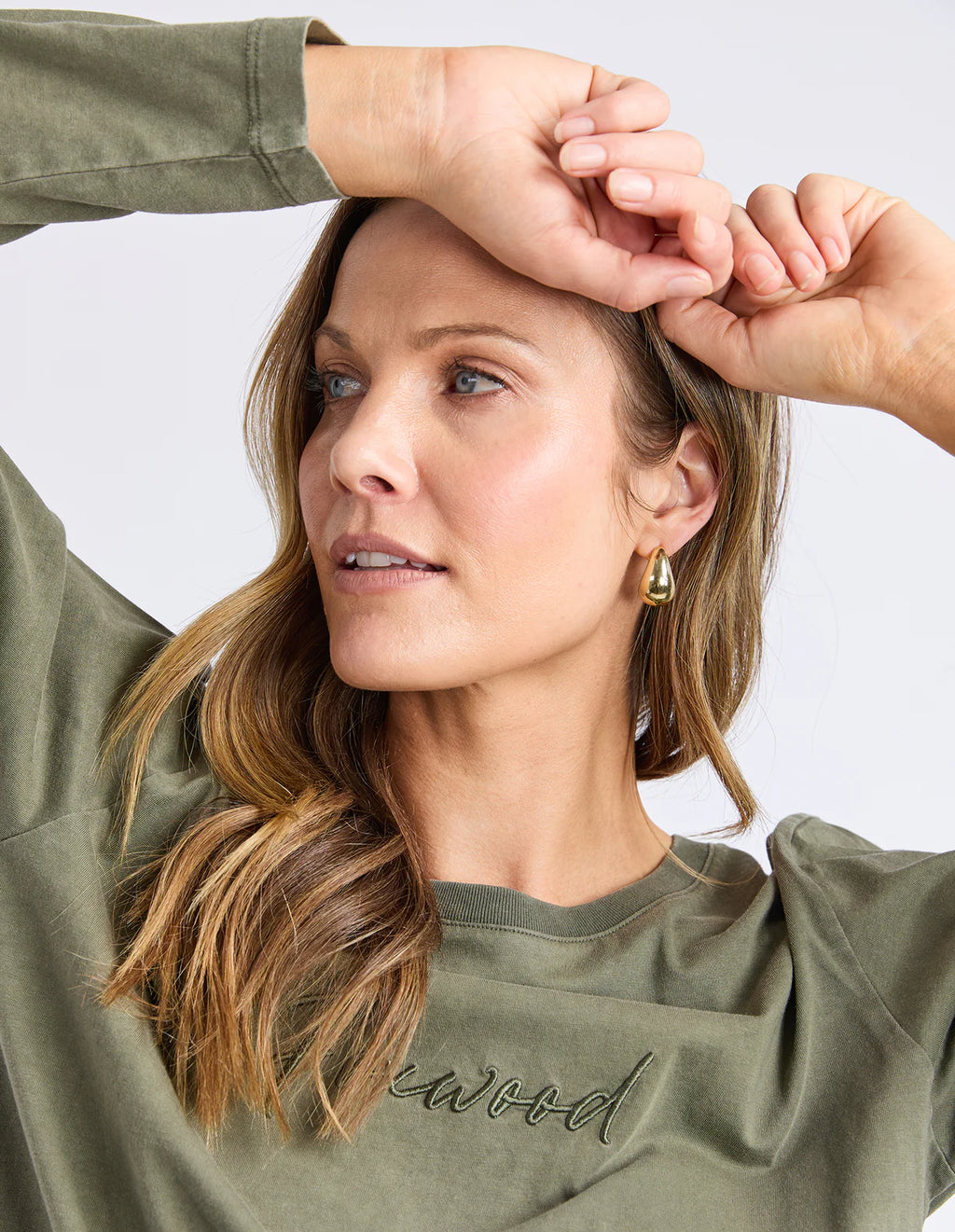 Signature Long Sleeve- Khaki