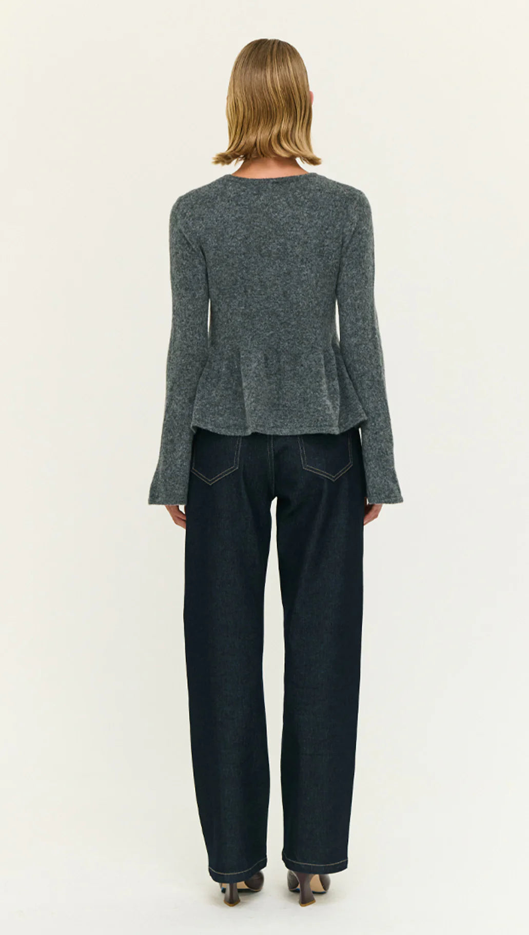 Noelle Peplum Knit Top