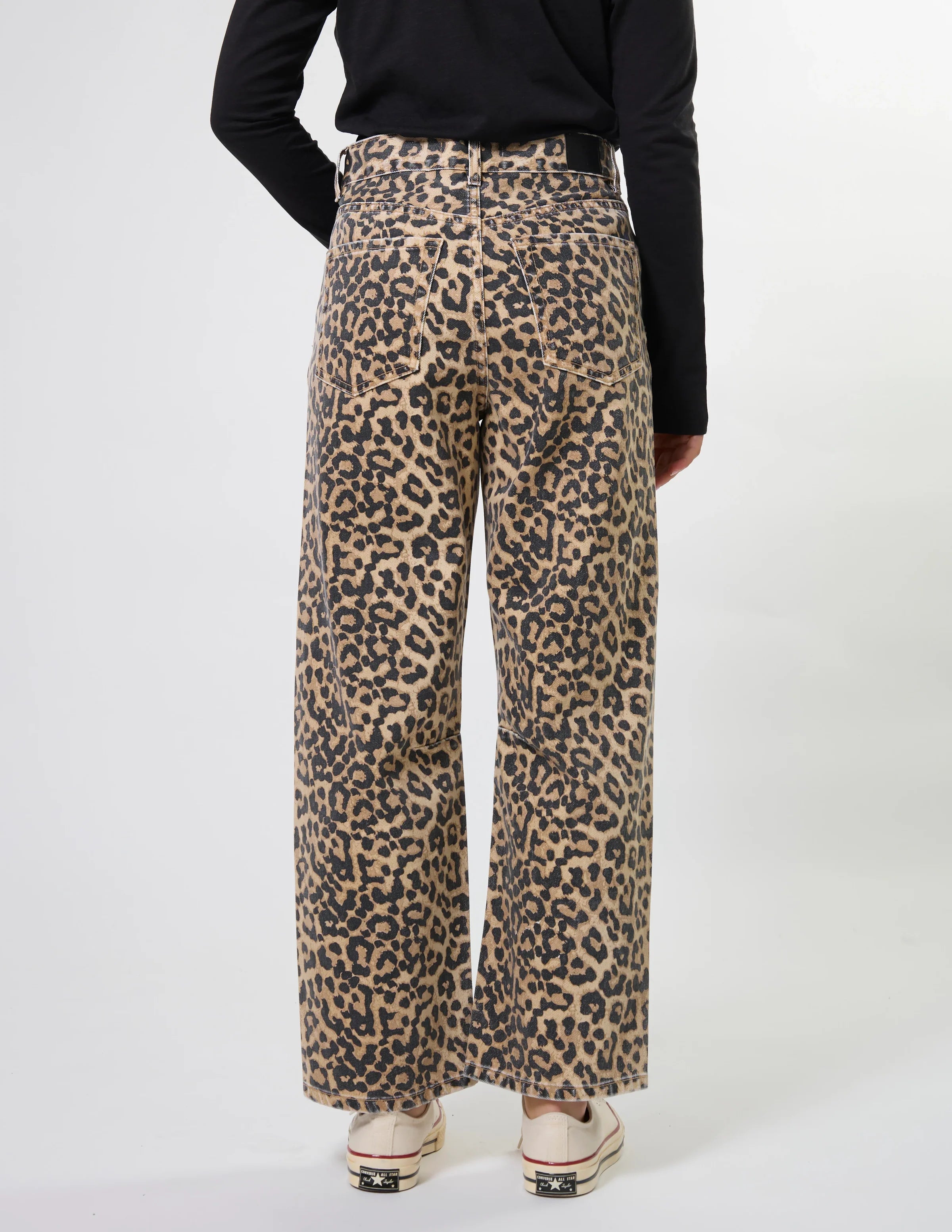 Carson Barrel Jean- Leopard