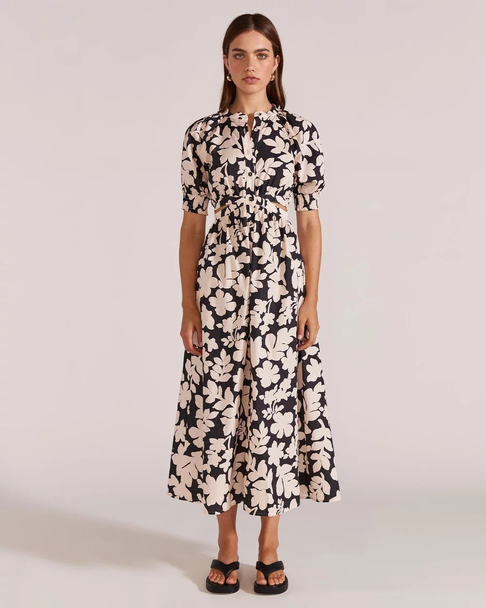 Selita Cut Out | Midi Dress