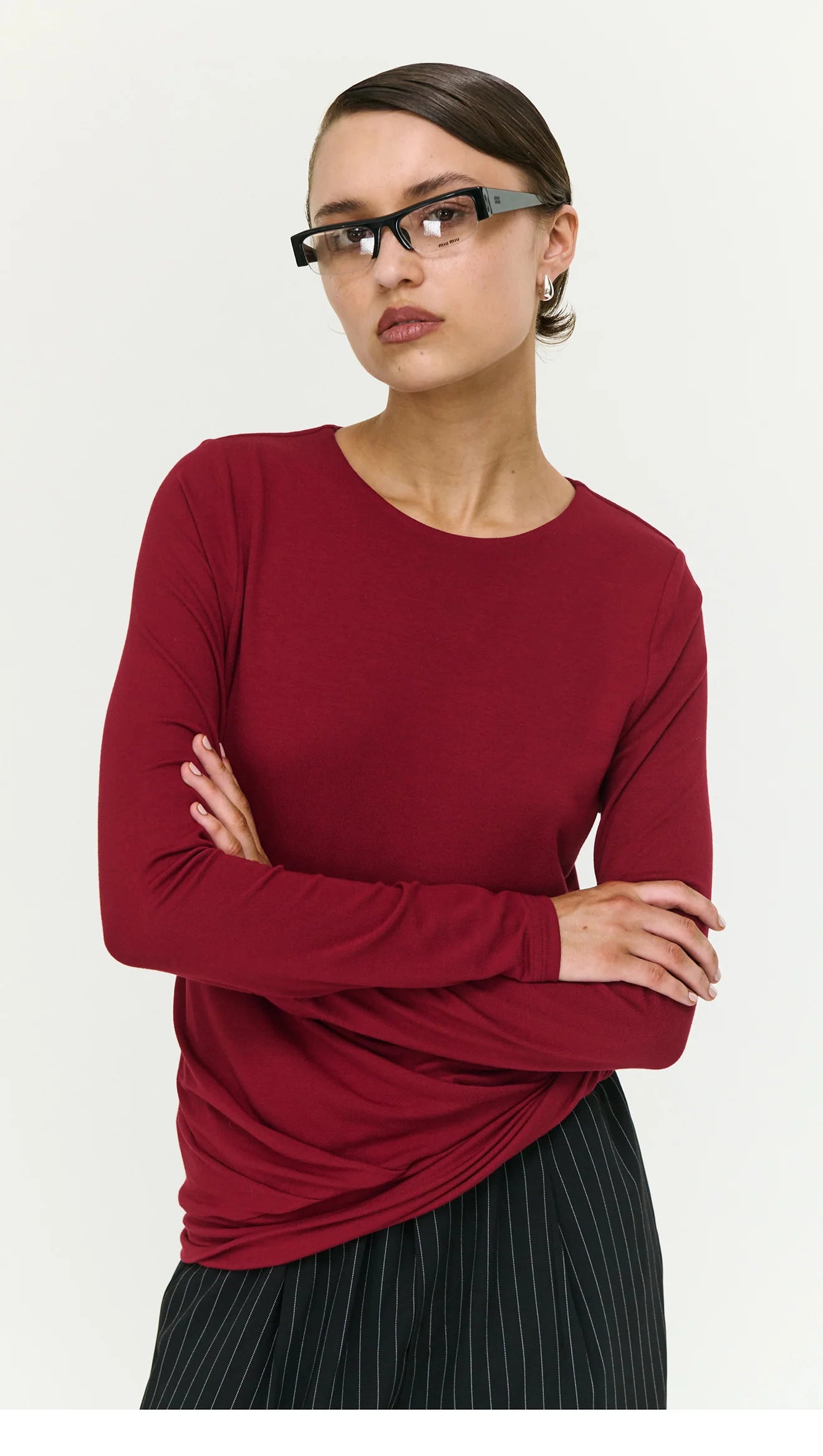Muse Twist Top- Merlot