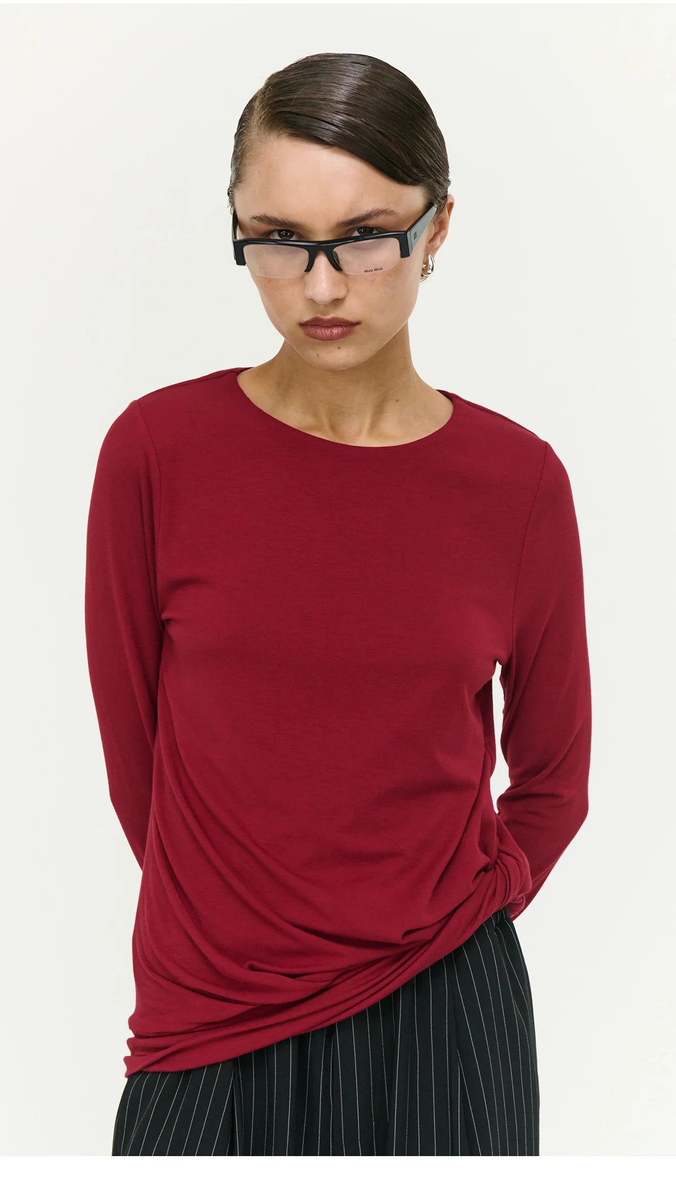 Muse Twist Top- Merlot