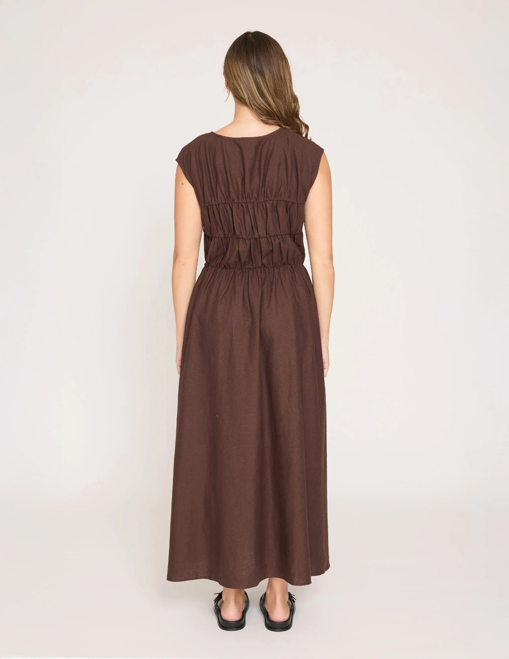 Natalie Dress- Chocolate