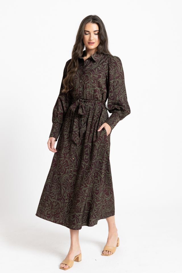 Remember Me Dress- Olive Grove