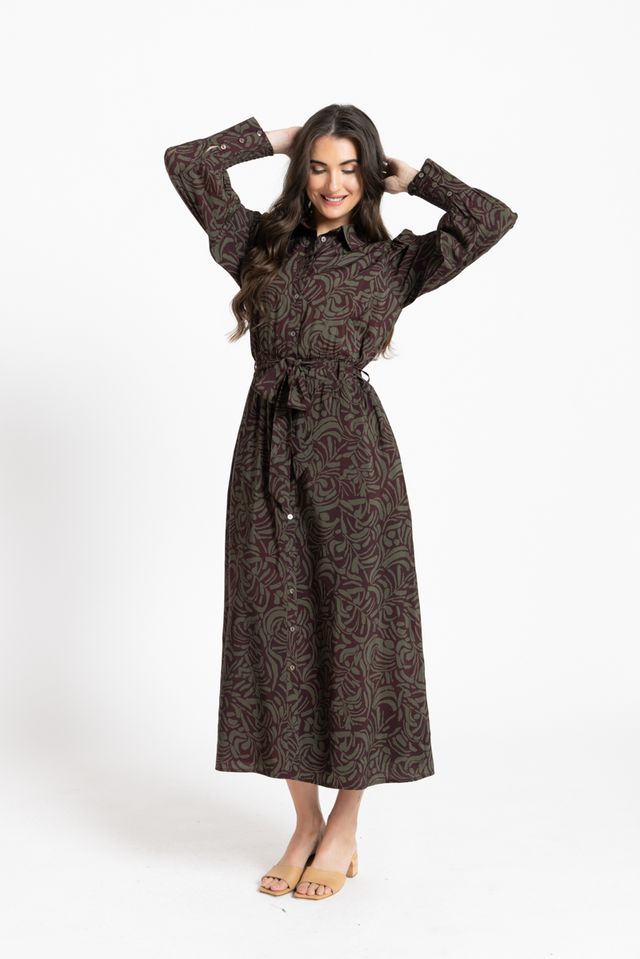 Remember Me Dress- Olive Grove