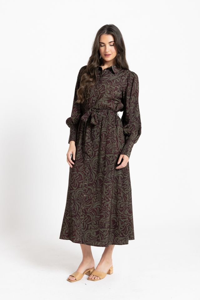 Remember Me Dress- Olive Grove