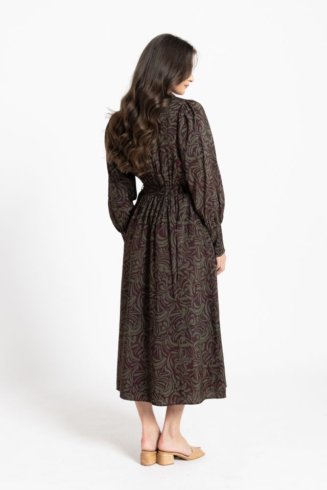 Remember Me Dress- Olive Grove