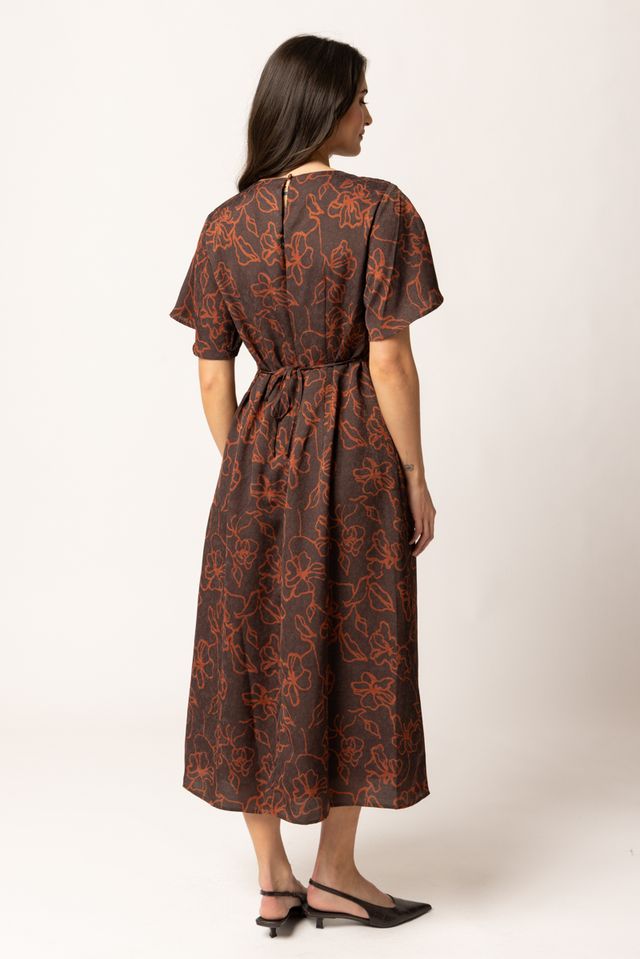 Riviera Dress- Walnut Whisper