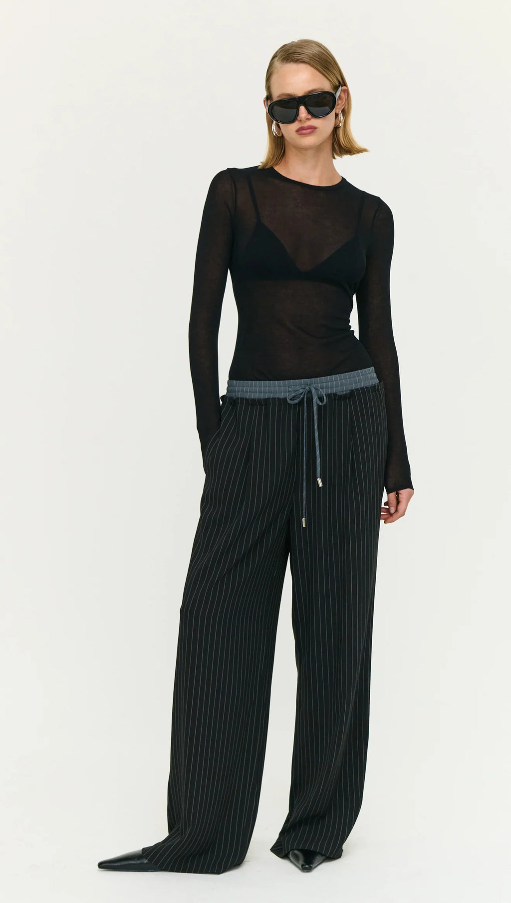 Rowan Pinstripe Pant
