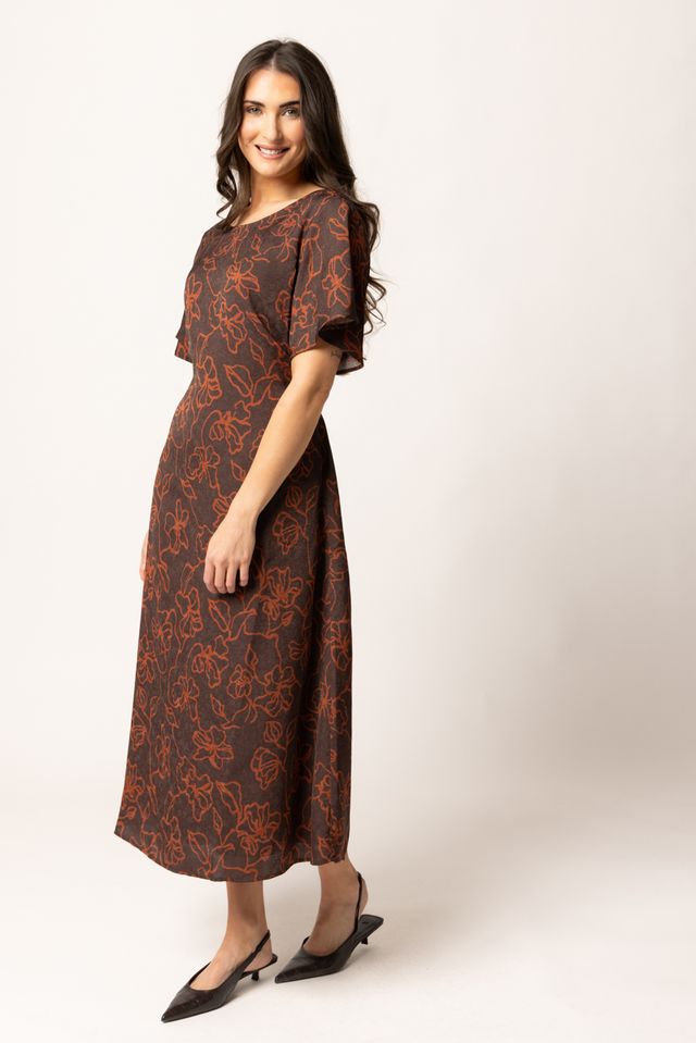 Riviera Dress- Walnut Whisper