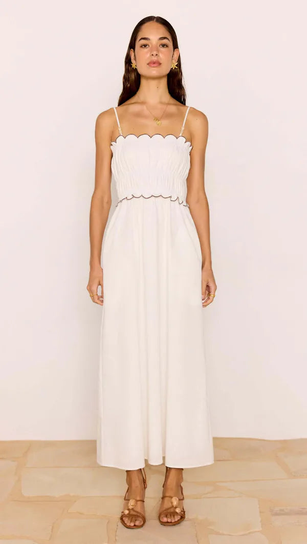 Scallop Edge Dress