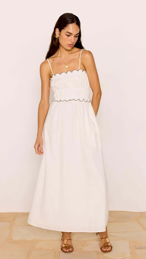 Scallop Edge Dress