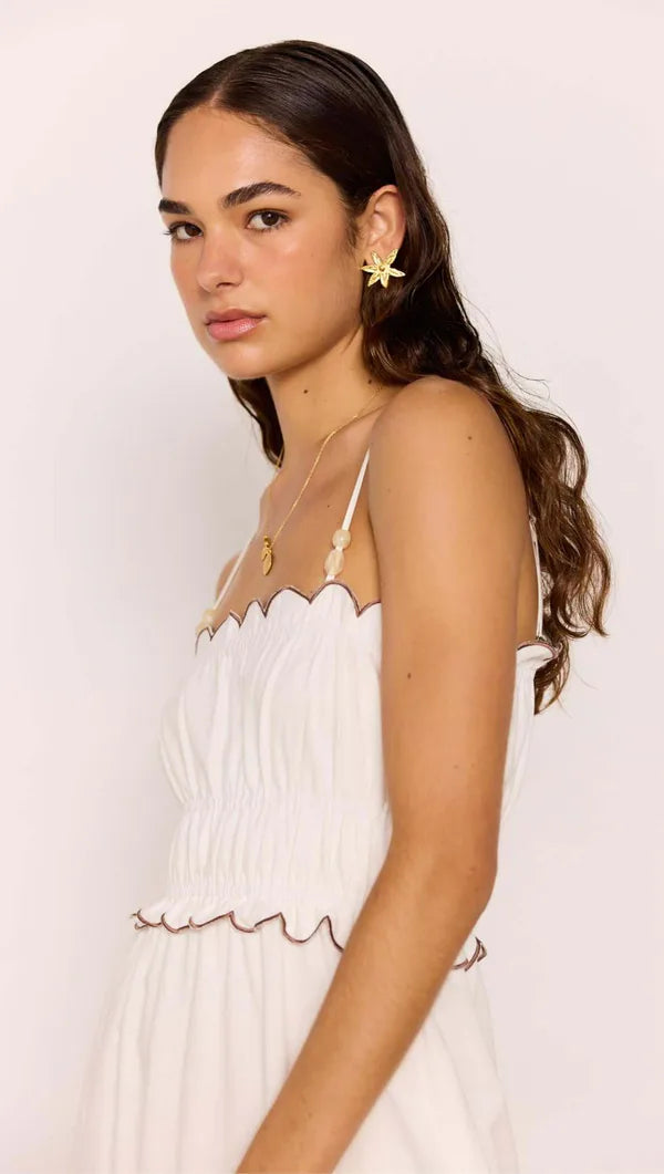 Scallop Edge Dress