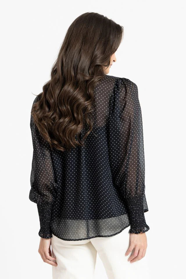 Byron Blouse-Black Spot
