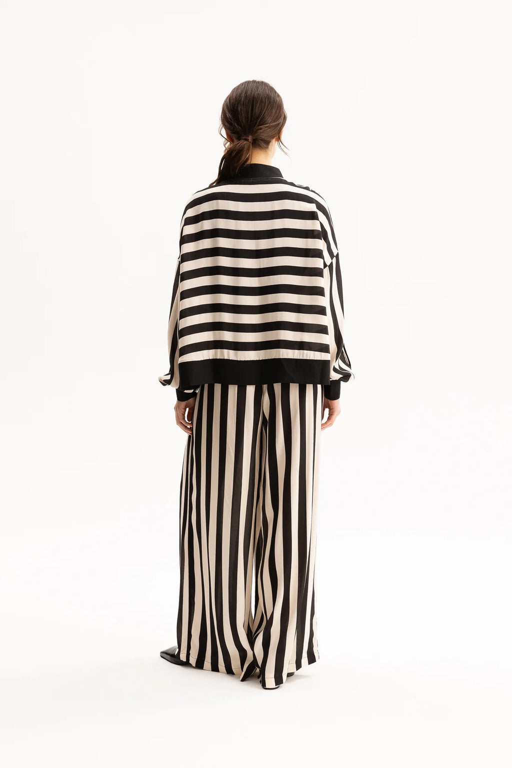 Cora Bomber- Stripe
