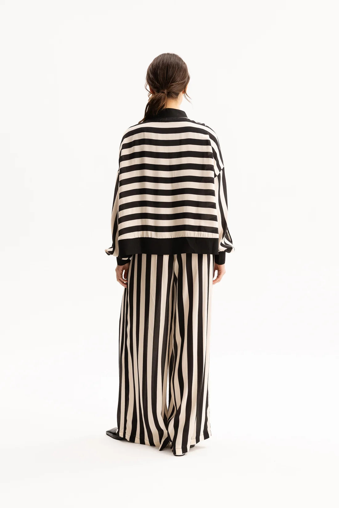 Cora Bomber- Stripe