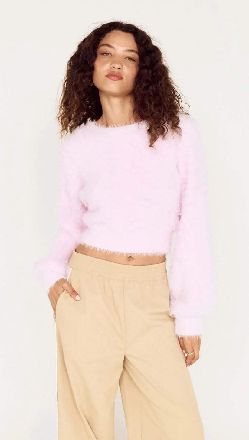 Tahlia Fluffy Knit- Lilac