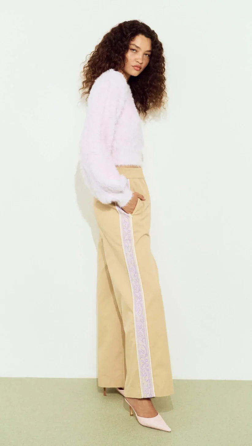 Tahlia Fluffy Knit- Lilac
