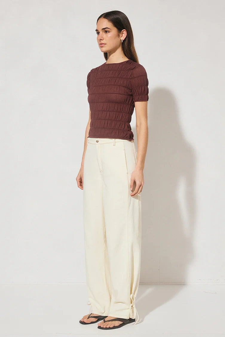 Vega Knit Top-Plum