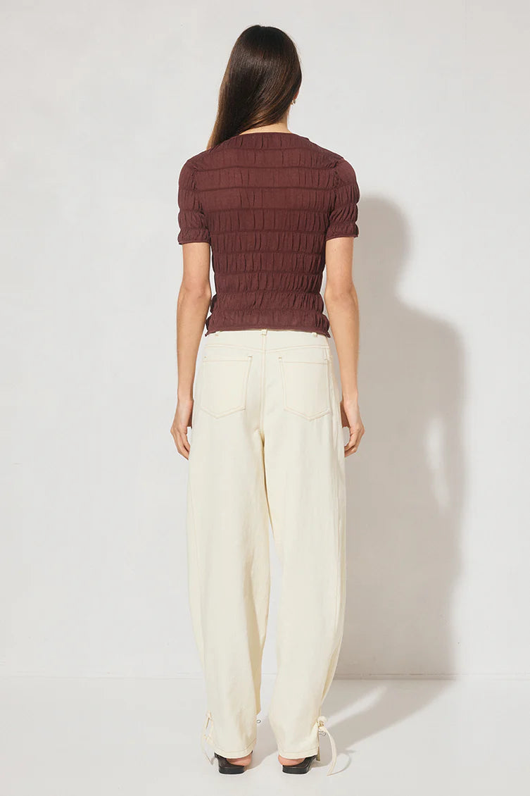Vega Knit Top-Plum