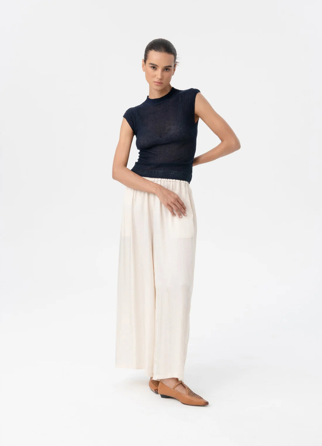 Vera Pant (Ivory)