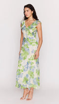 Watercolour Carrie Ruffled Dress