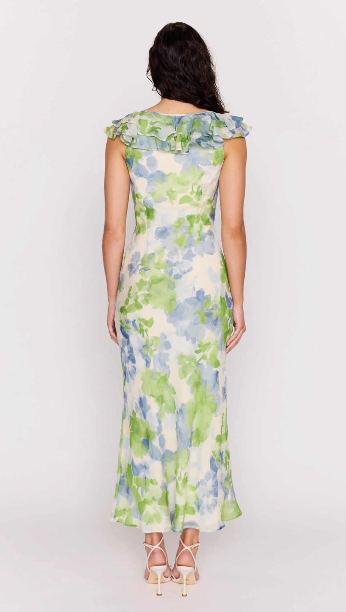 Watercolour Carrie Ruffled Dress