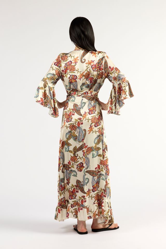 Alice Wrap Dress- Cloud Floral