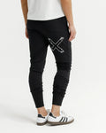 Apartment Pants - Winter Weight - Black with white X outline