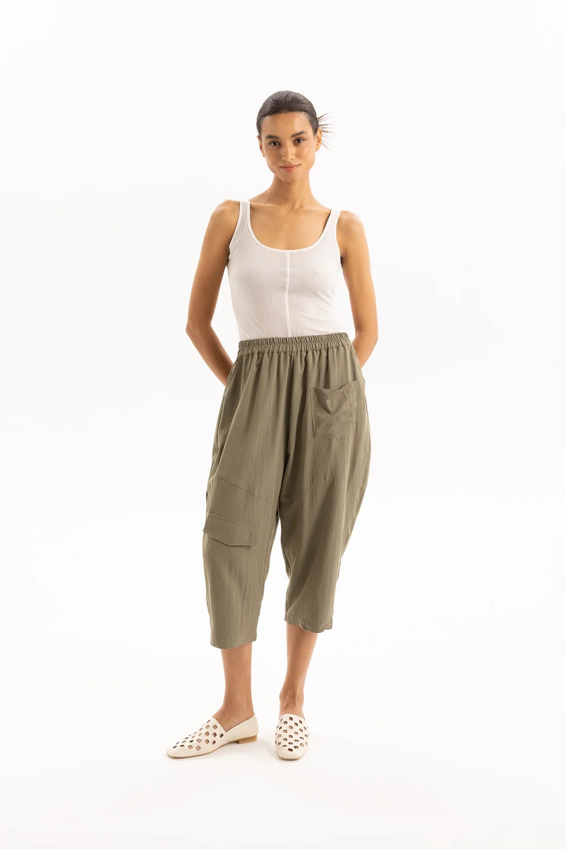 Yvette Pant (Khaki)