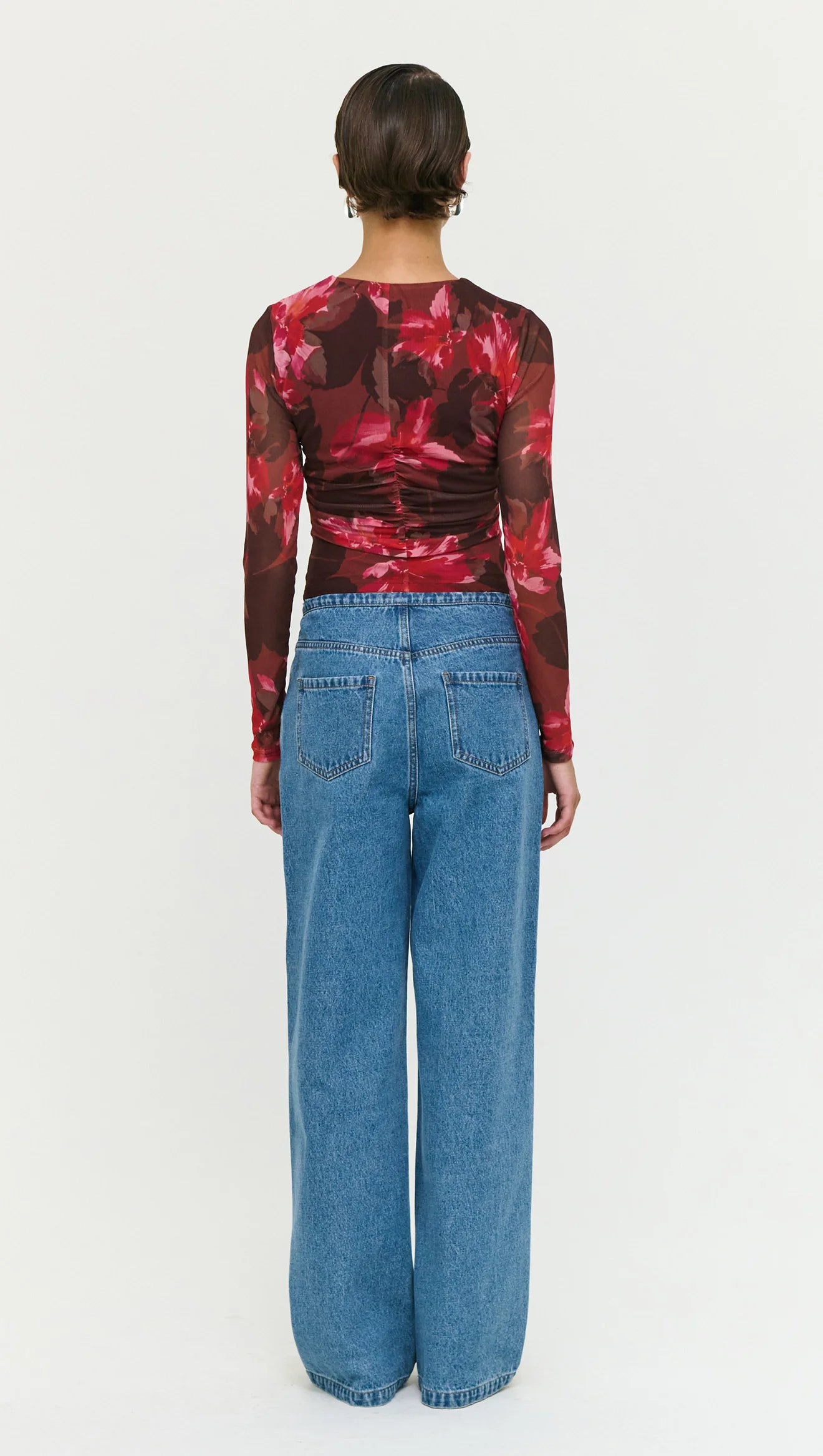 Geneva Tie Jeans- Mid Rise