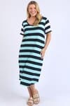 Mercury Stripe Dress