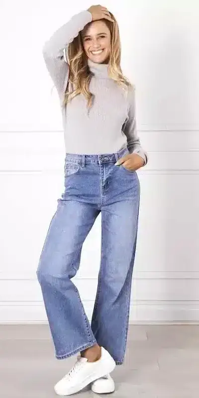 Demi Wide Leg Jean